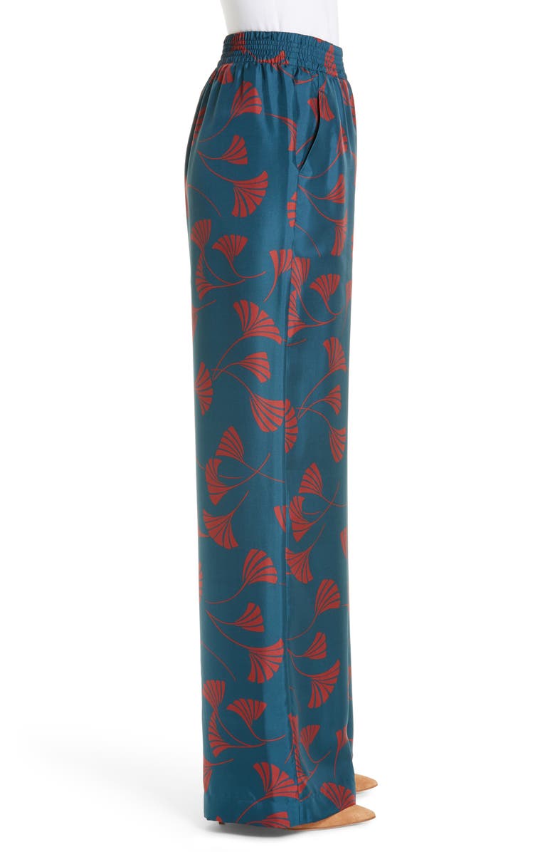 Lafayette 148 New York Hester Silk Wide Leg Pants, Alternate, color, 