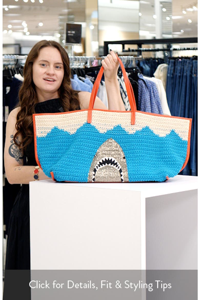 Large Christos Crochet Tote video