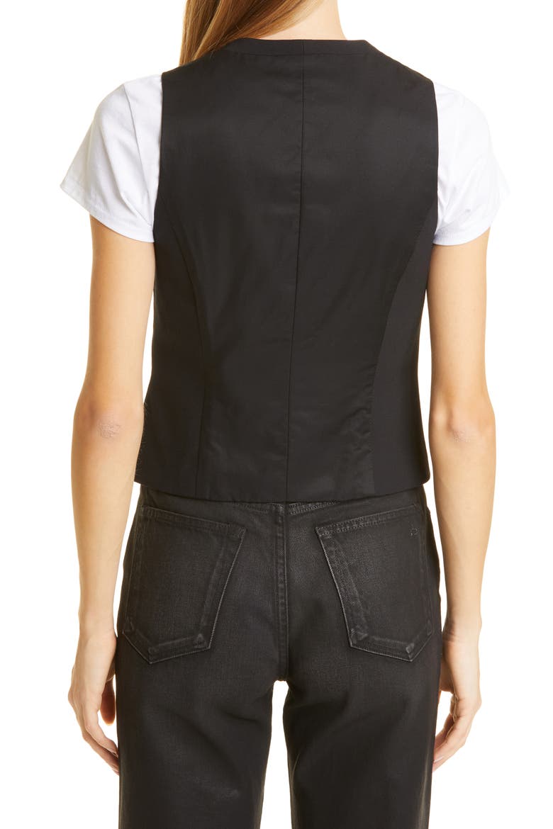 Vanessa Vest, Alternate, color, BLACK