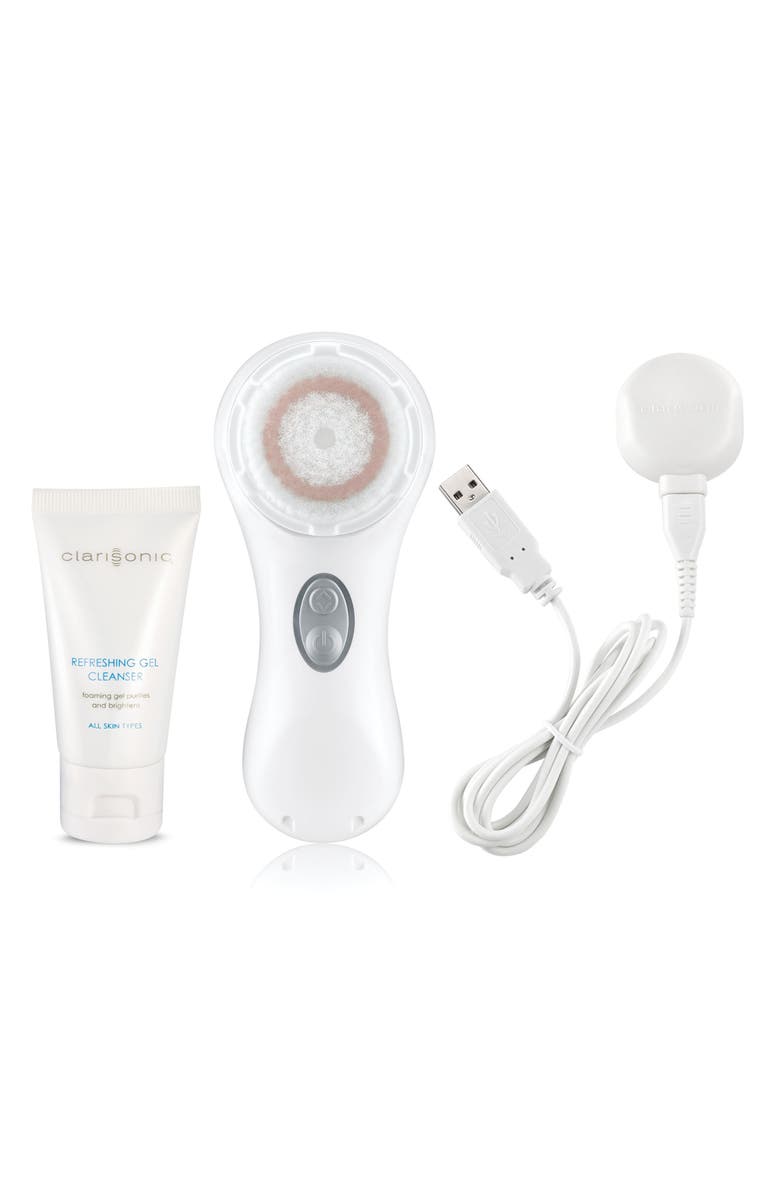 CLARISONIC Mia 2 White Sonic Skin Cleansing System, Main, color,