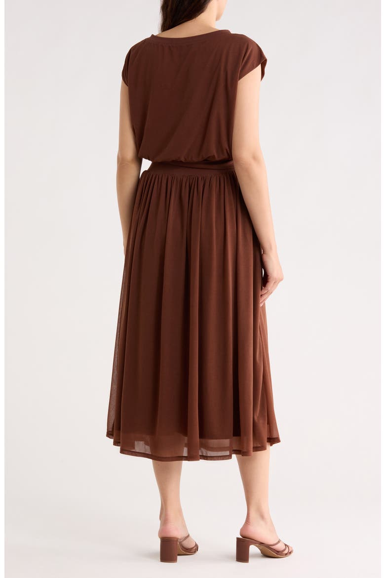 Knit Top & Midi Skirt Set, Alternate, color, CHOCOLATE BROWN
