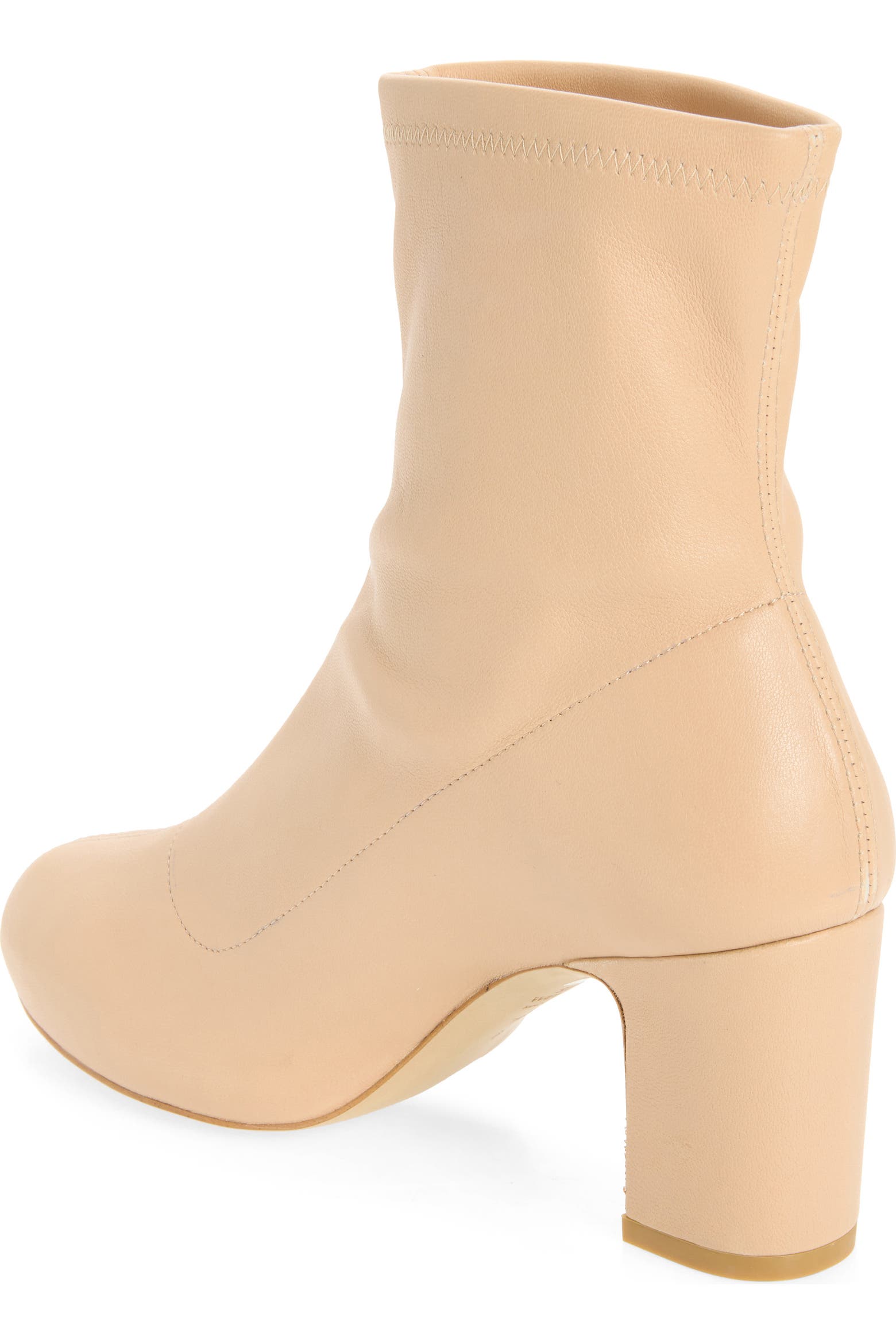 7844 Stuart Weitzman Avenue 60 Leather Sock Bootie (Women) | Nordstromrack