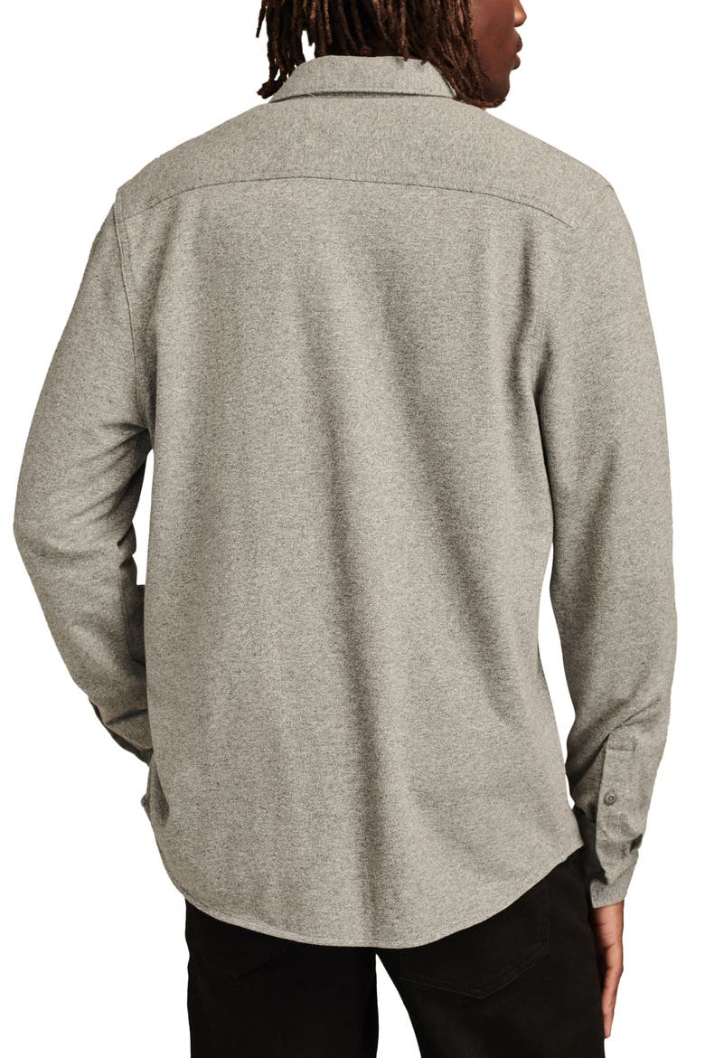Stretch Cotton Oxford Dress Shirt, Alternate, color, HEATHER GREY