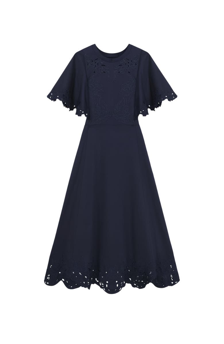 Rebecca Taylor Rachelle Dress, Alternate, color, Maritime Blue