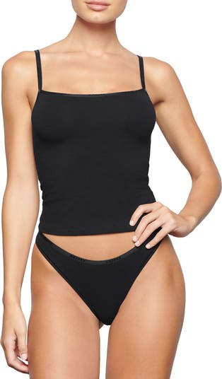 SKIMS TANK ブラック コットンリブ XS SKIMS TANK ブラック コットンリブ XS COTTON RIB TANK | SOOT