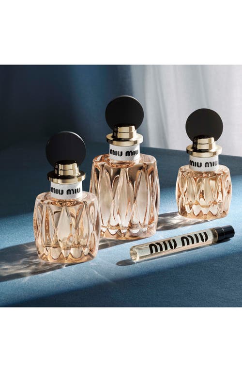 Miu Miu Miutine Eau De Parfum Travel Duo Holiday Gift Set In Transparent