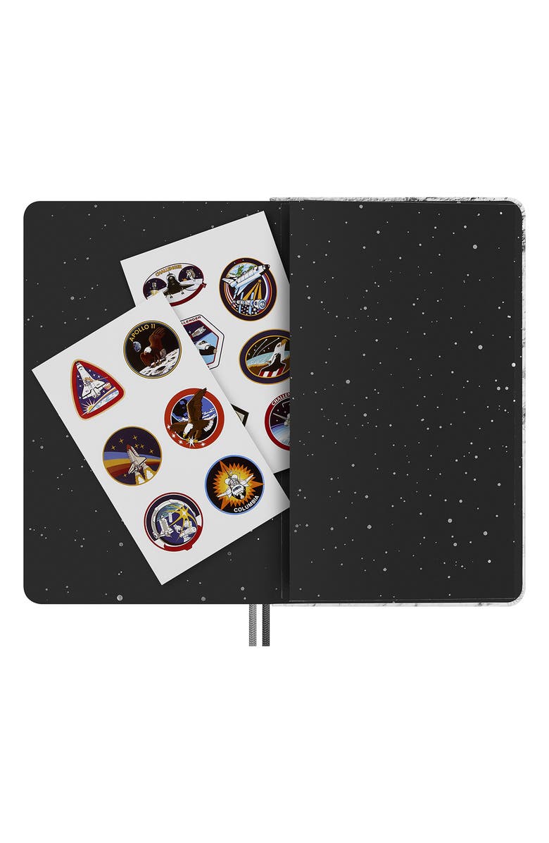 Moleskine x NASA Hardcover Notebook, Alternate, color, White