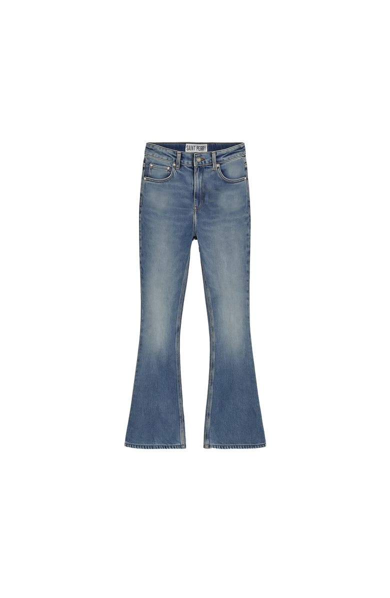 SAINT PERRY Devani Westside Flare Denim, Main, color, Blue