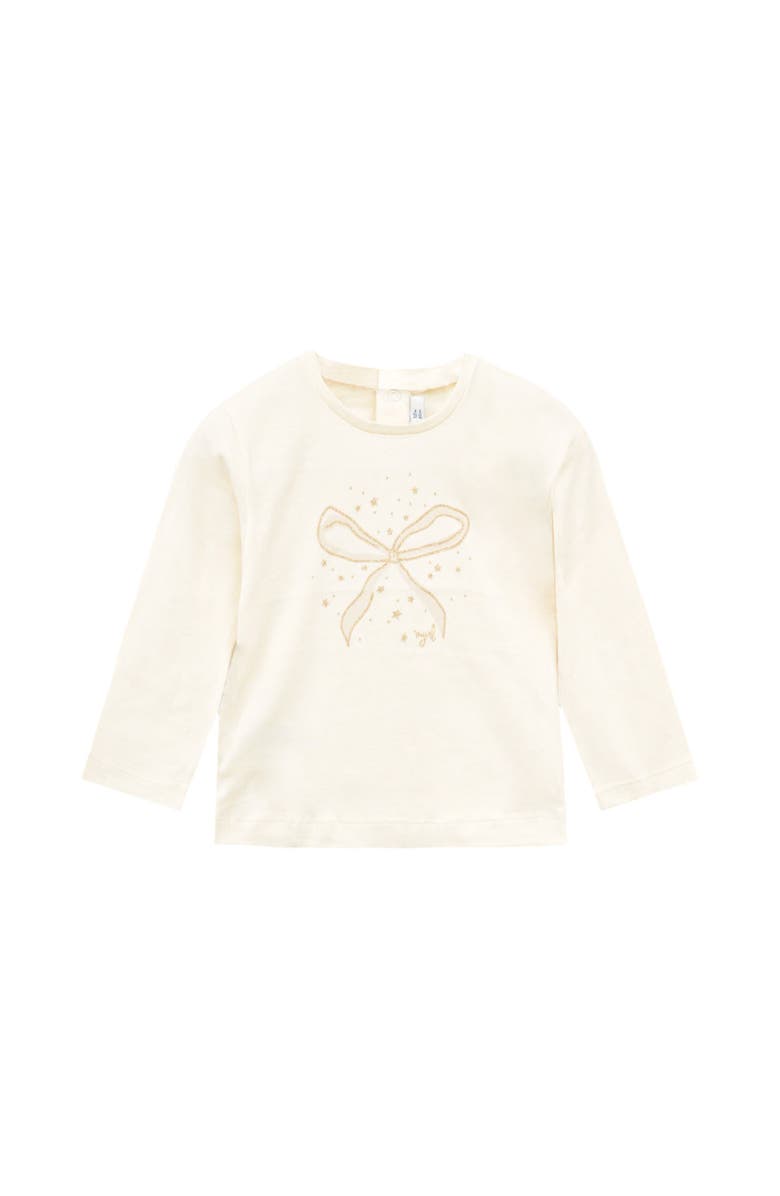 Mayoral Basic Heart T-Shirt, Main, color, Ivory