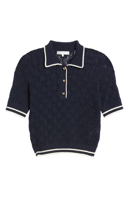 FRAME FRAME THE ROOKIE SHORT SLEEVE SWEATER POLO 