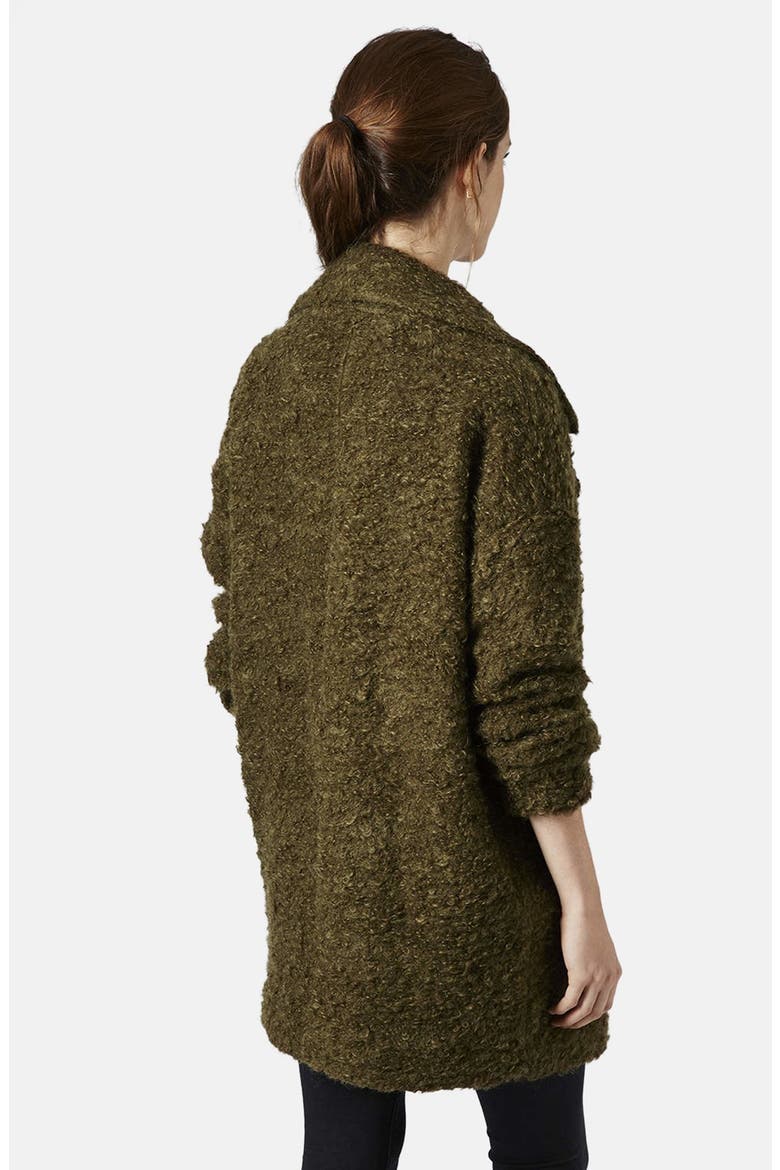 'Amelie' Slouchy Boyfriend Coat, Alternate, color, OLIVE
