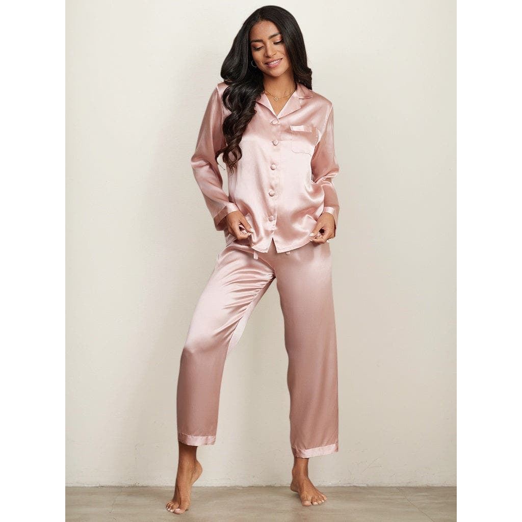 Silksilky Pajamas In Pink