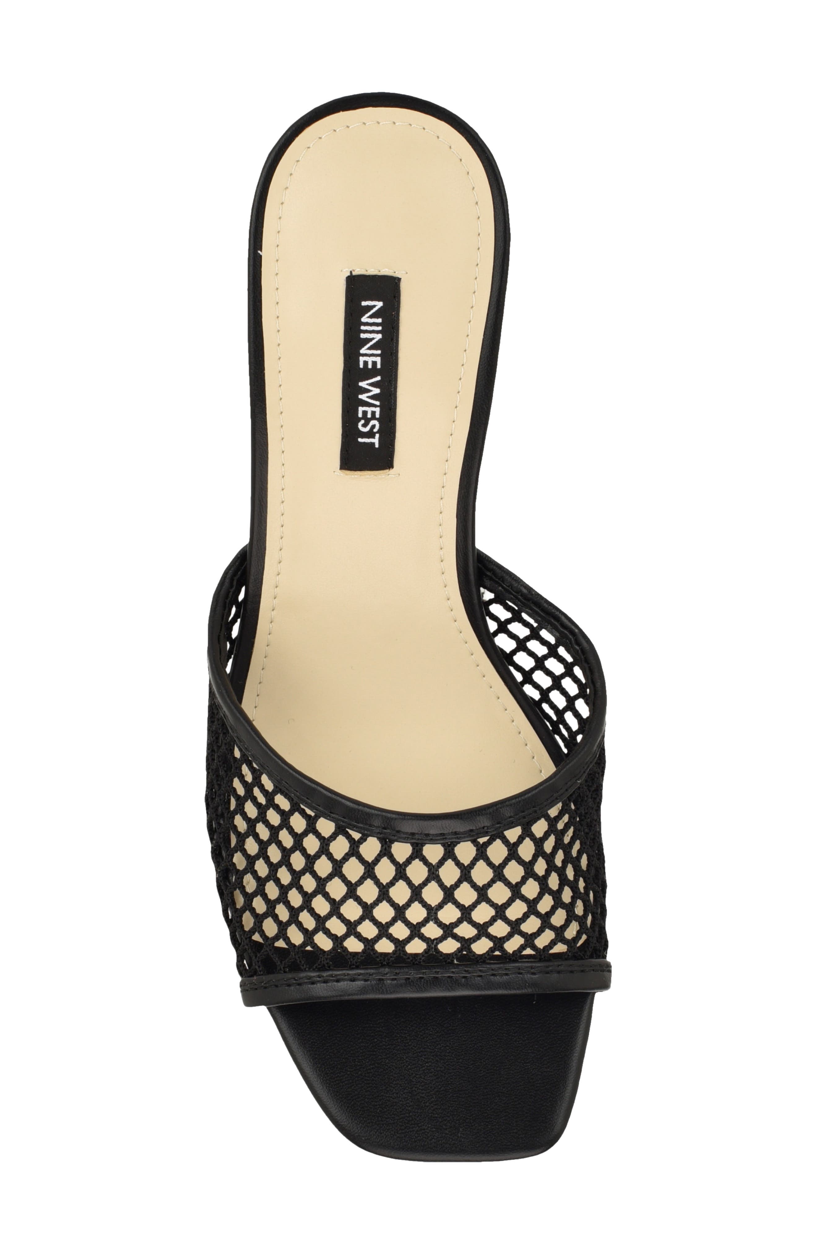 Nine West Cabana Slide Sandal, Alternate, color, Black