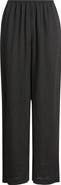 Caslon® Pull-On Wide Leg Linen Pants