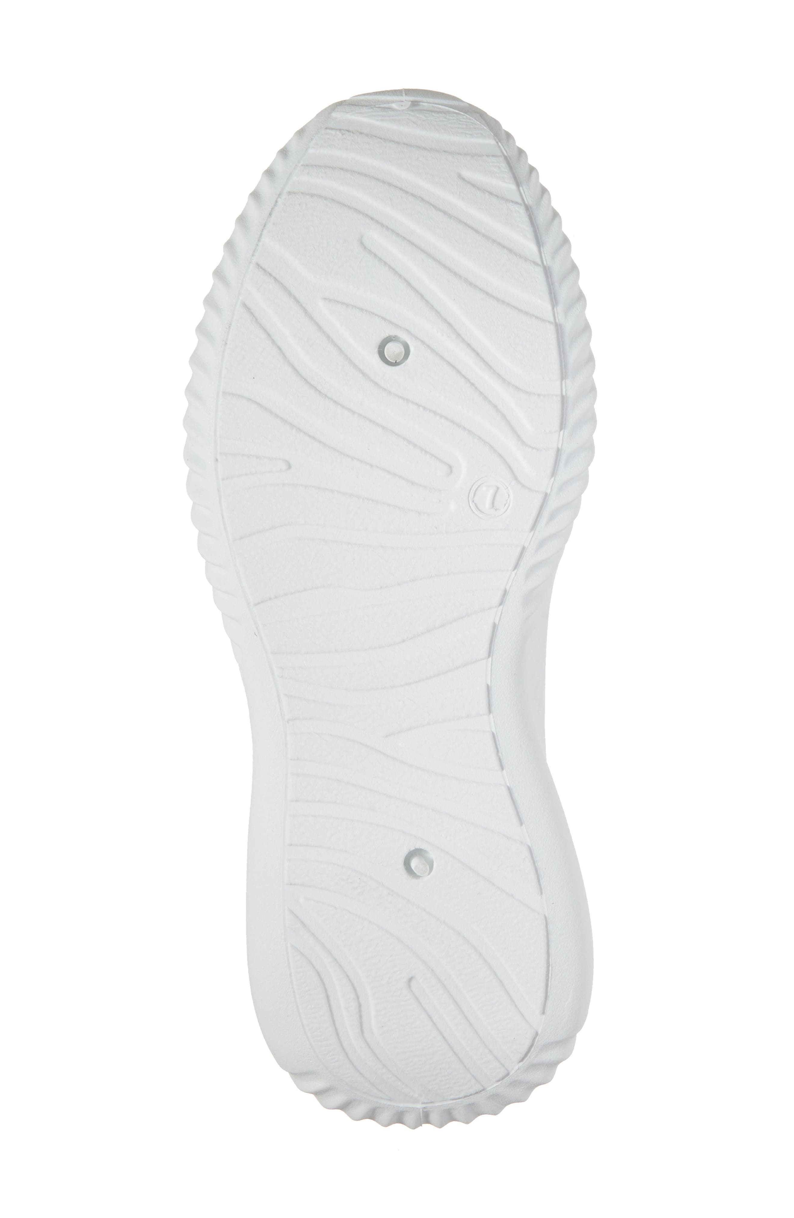 Patterned Knit Sneaker, Alternate, color, WHITE