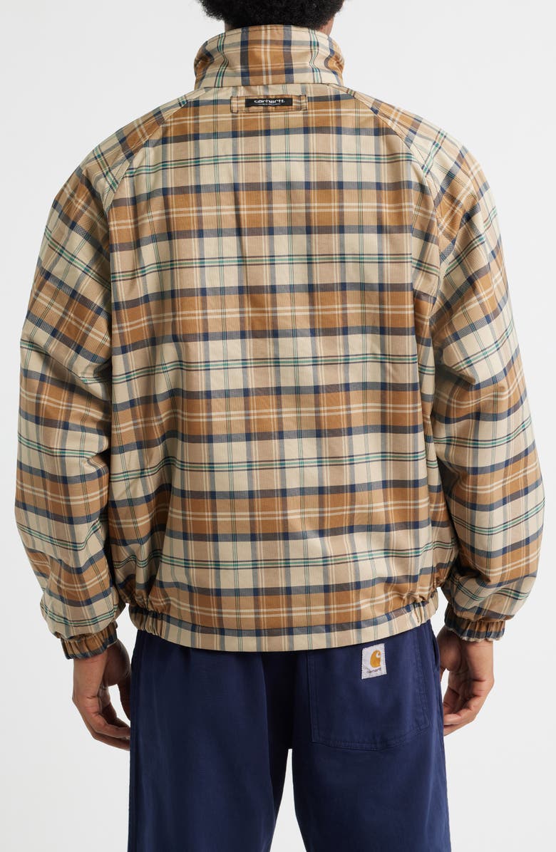 Carhartt Work In Progress Planer Water Repellent Reversible Canvas & Fleece Jacket, Alternate, color, Planer Wall / Air Force Blue