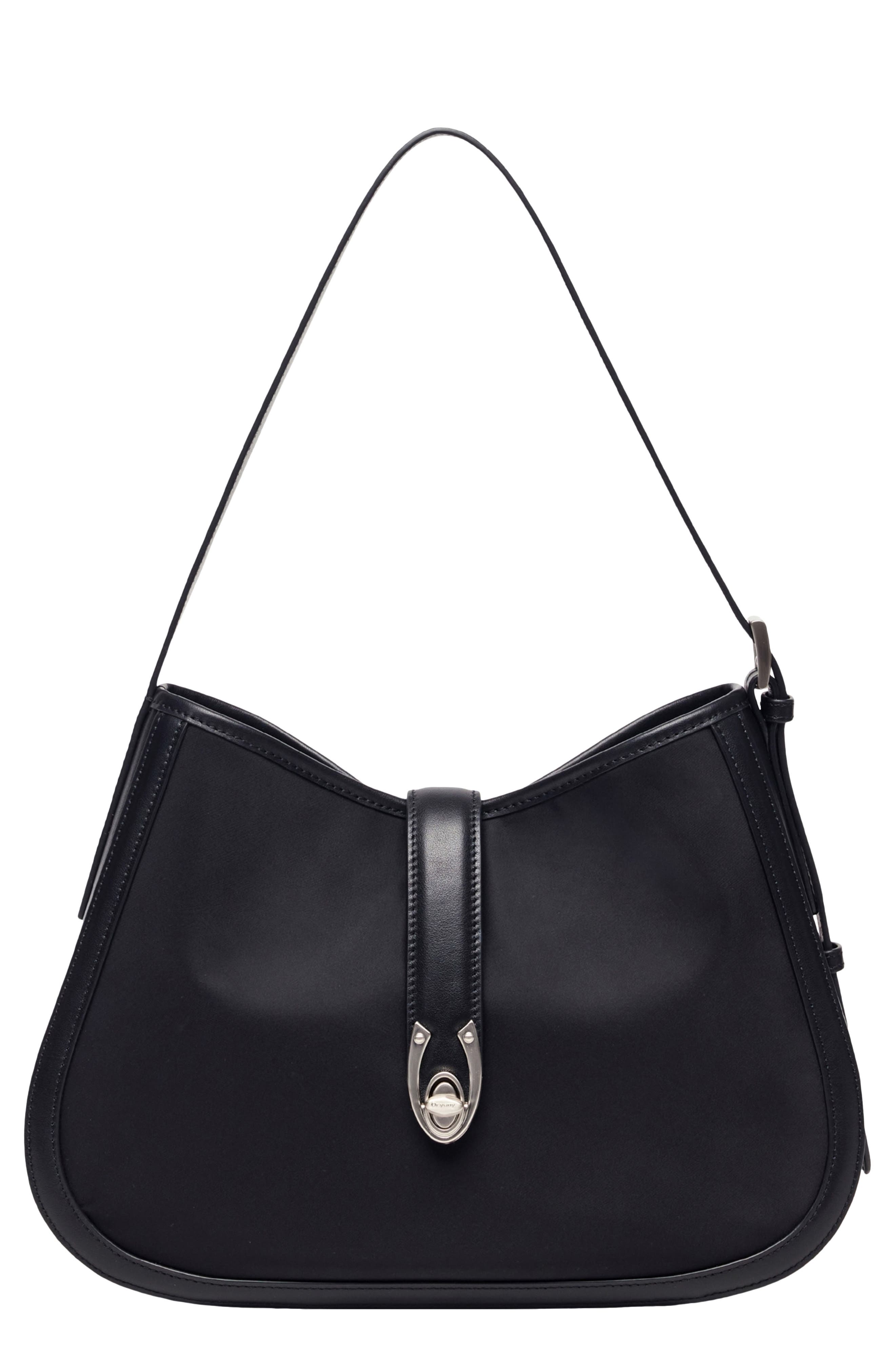 Oryany Dylan Nylon Shoulder Bag, Main, color, Black