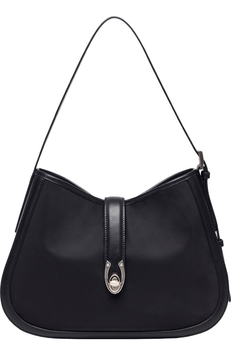 Oryany Dylan Nylon Shoulder Bag, Main, color, Black