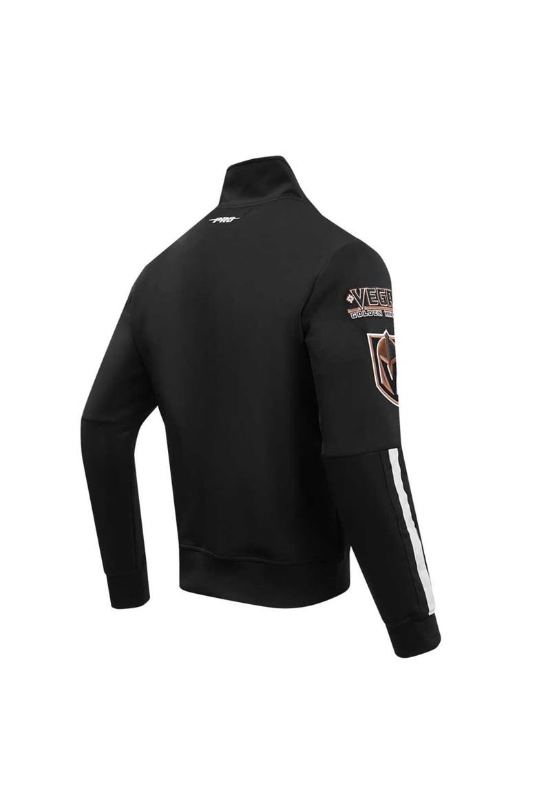 Men's Pro Standard Black Vegas Golden Knights Classic Chenille Full-Zip Track Jacket, Alternate, color, Black