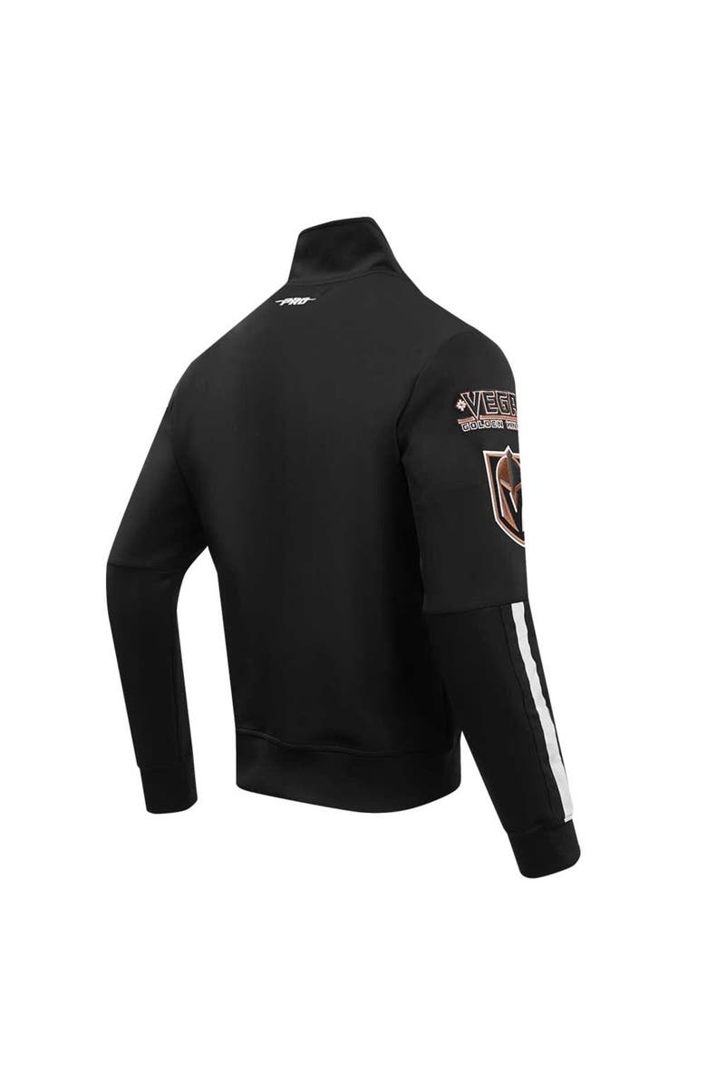 PRO STANDARD Men's Pro Standard Black Vegas Golden Knights Classic Chenille Full-Zip Track Jacket, Alternate, color, Black