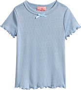 FLORIA Kids' Pointelle T-Shirt