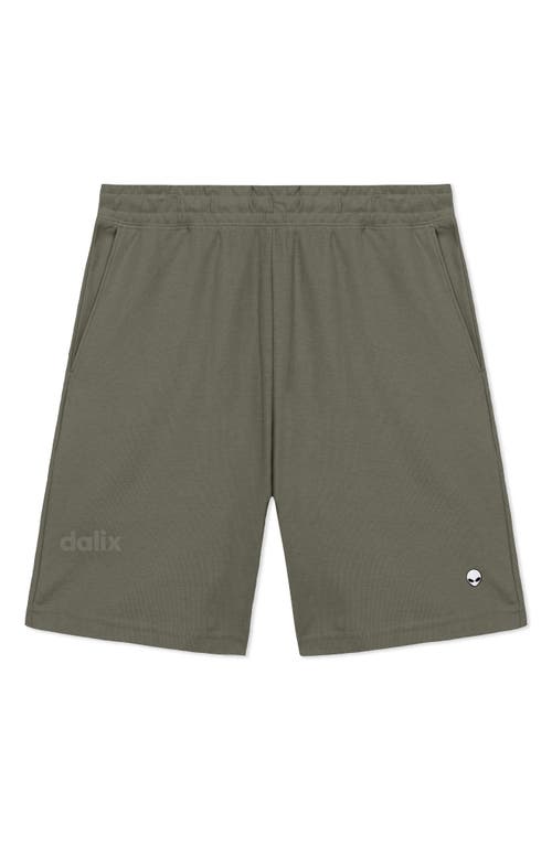 Dalix Mens Astronaut Midweight Gym Short In Green
