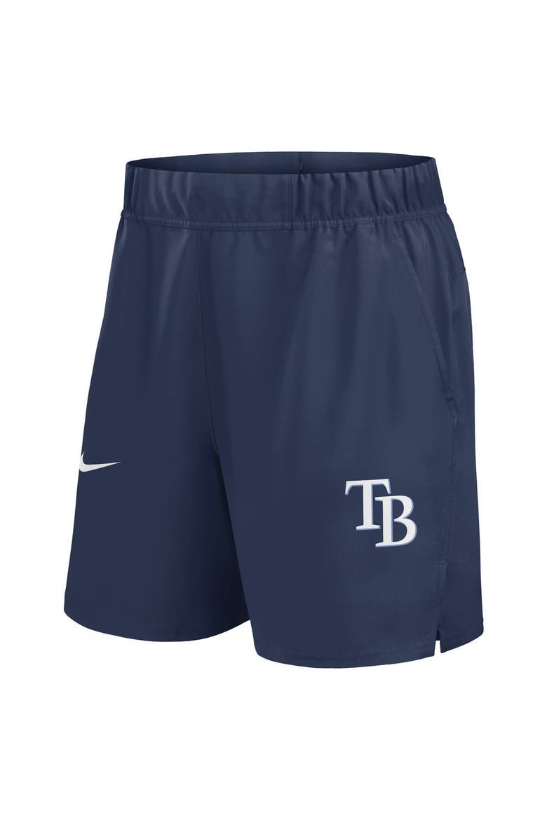 Men's Nike Navy Tampa Bay Rays Woven Victory Performance Shorts, Alternate, color, Navy