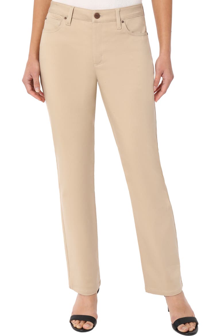 Lexington Straight Leg Jeans, Main, color, JONES KHAKI