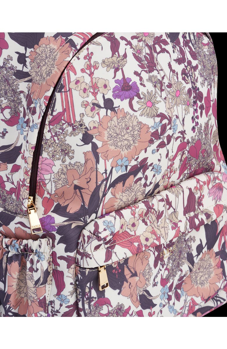 Fable England Deco Blooms Large Blackberry Backpack, Alternate, color, Pink