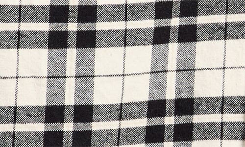 PACSUN PACSUN WASHED CAMP CROP FLANNEL SHIRT