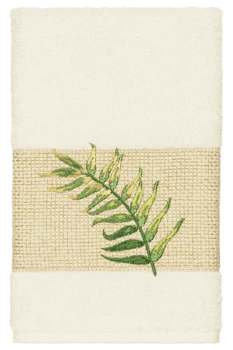 Zoe 3-Piece Embellished Towel - Cream, Alternate, color, CREAM