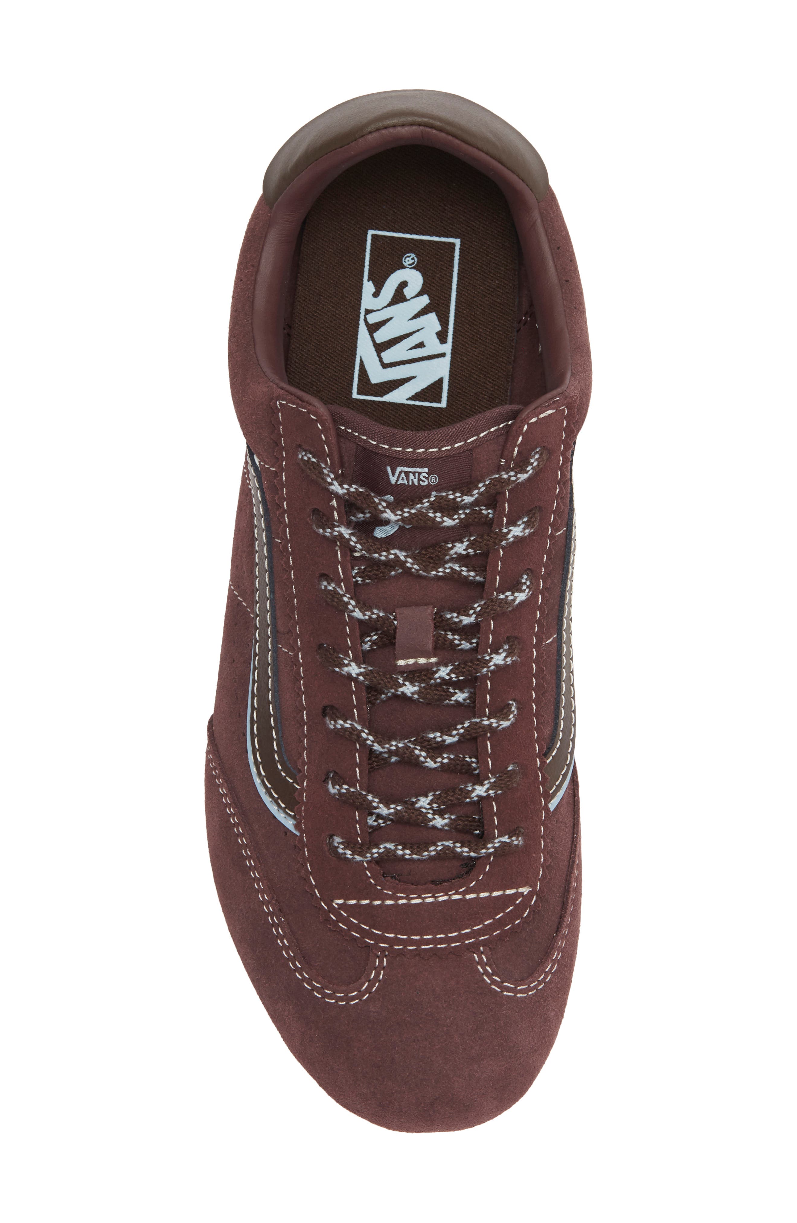 Super Lowpro Leather Sneaker, Alternate, color, LACES PORT BROWN