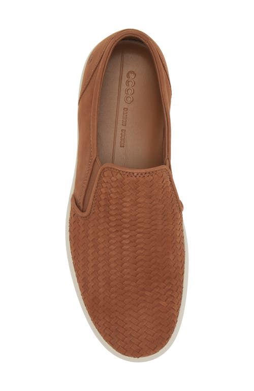Ecco Soft 7 Slip-on Sneaker In Camel