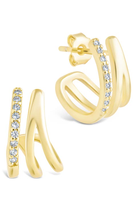 Harlowe Claw Hoop Earrings