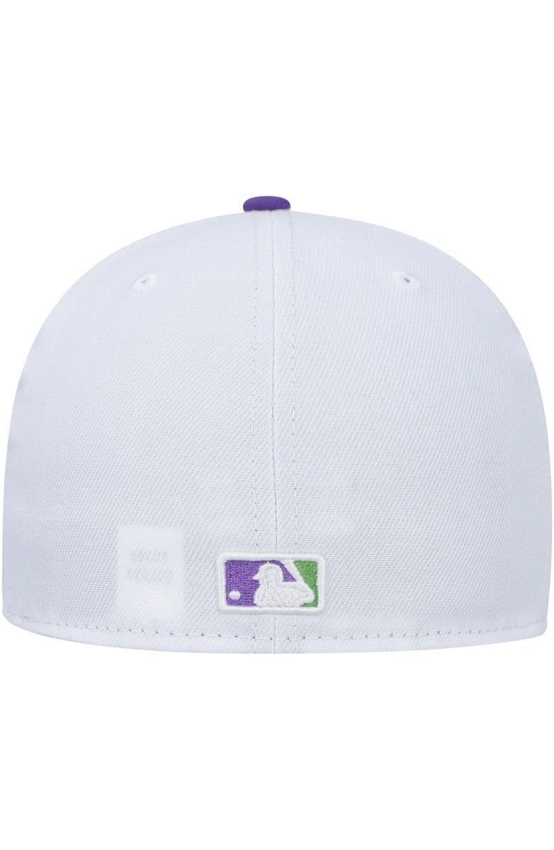 New Era Men's New Era White Boston Red Sox Side Patch 59FIFTY Fitted Hat, Alternate, color, White