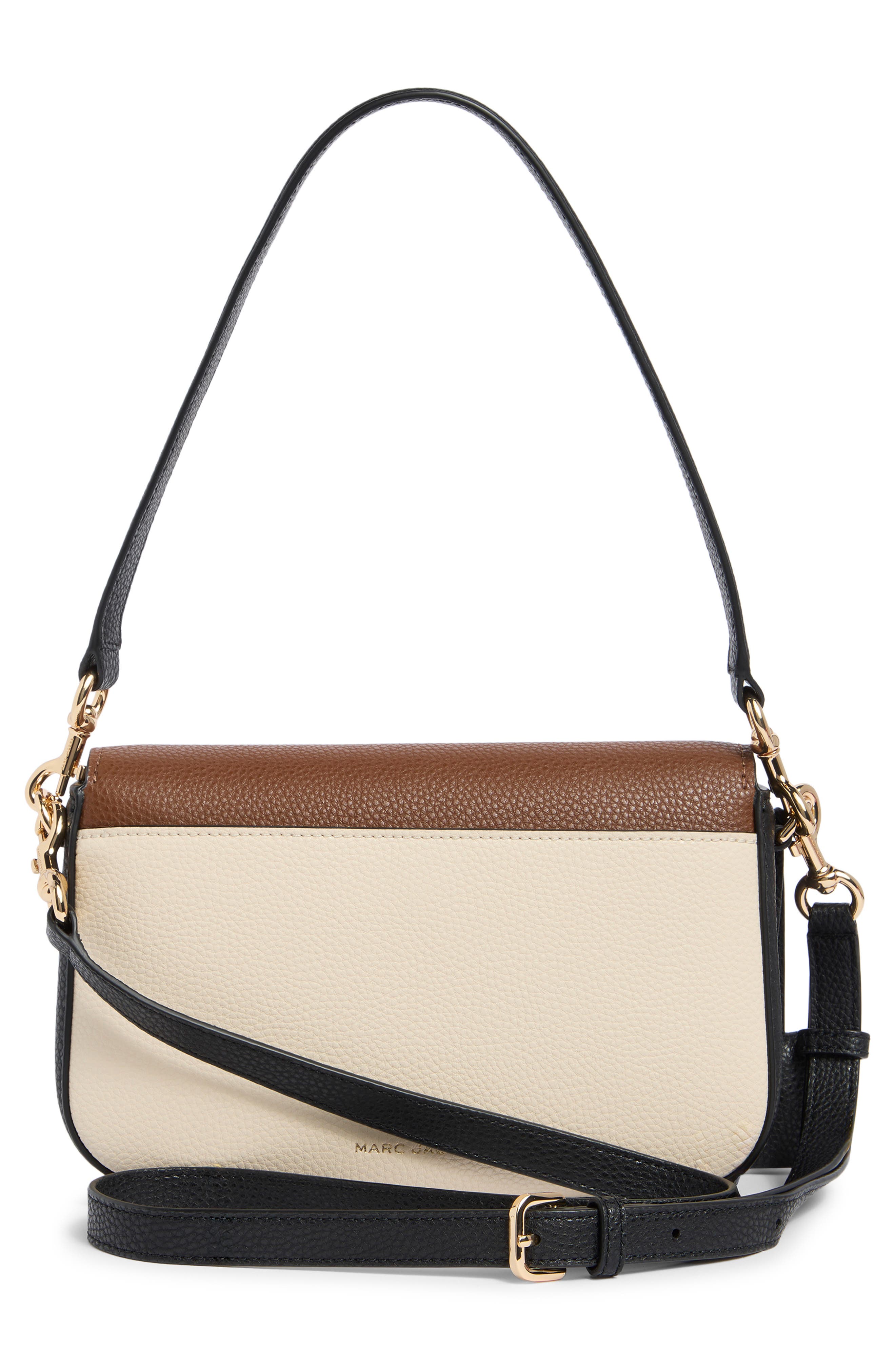 The Bold Saddle Leather Shoulder Bag, Alternate, color, COGNAC MULTI