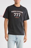 SANTO STUDIO 777 Drappo Cotton Graphic T-Shirt