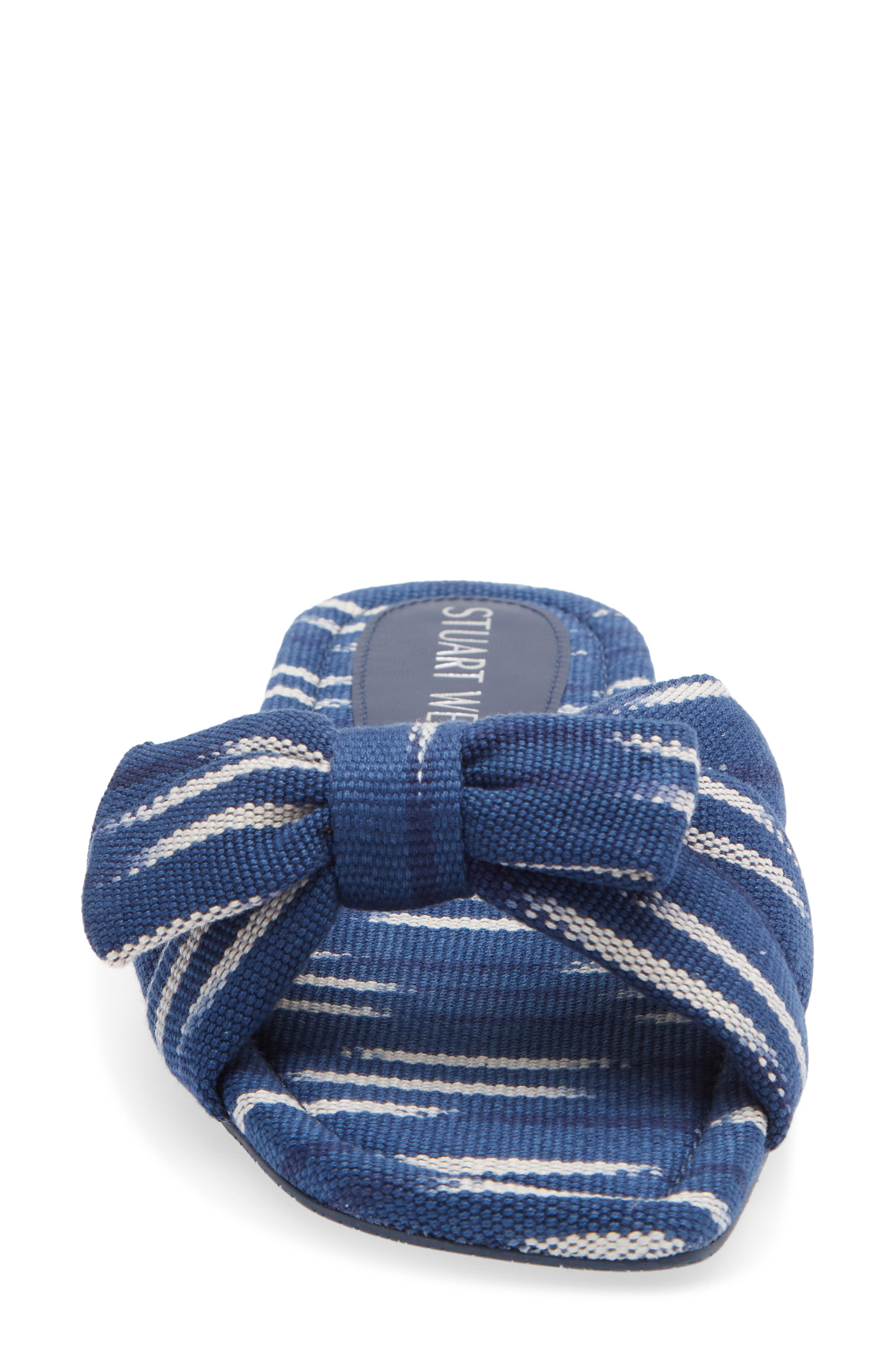 Sofia Slide Sandal, Alternate, color, INDIGO/ NATURAL