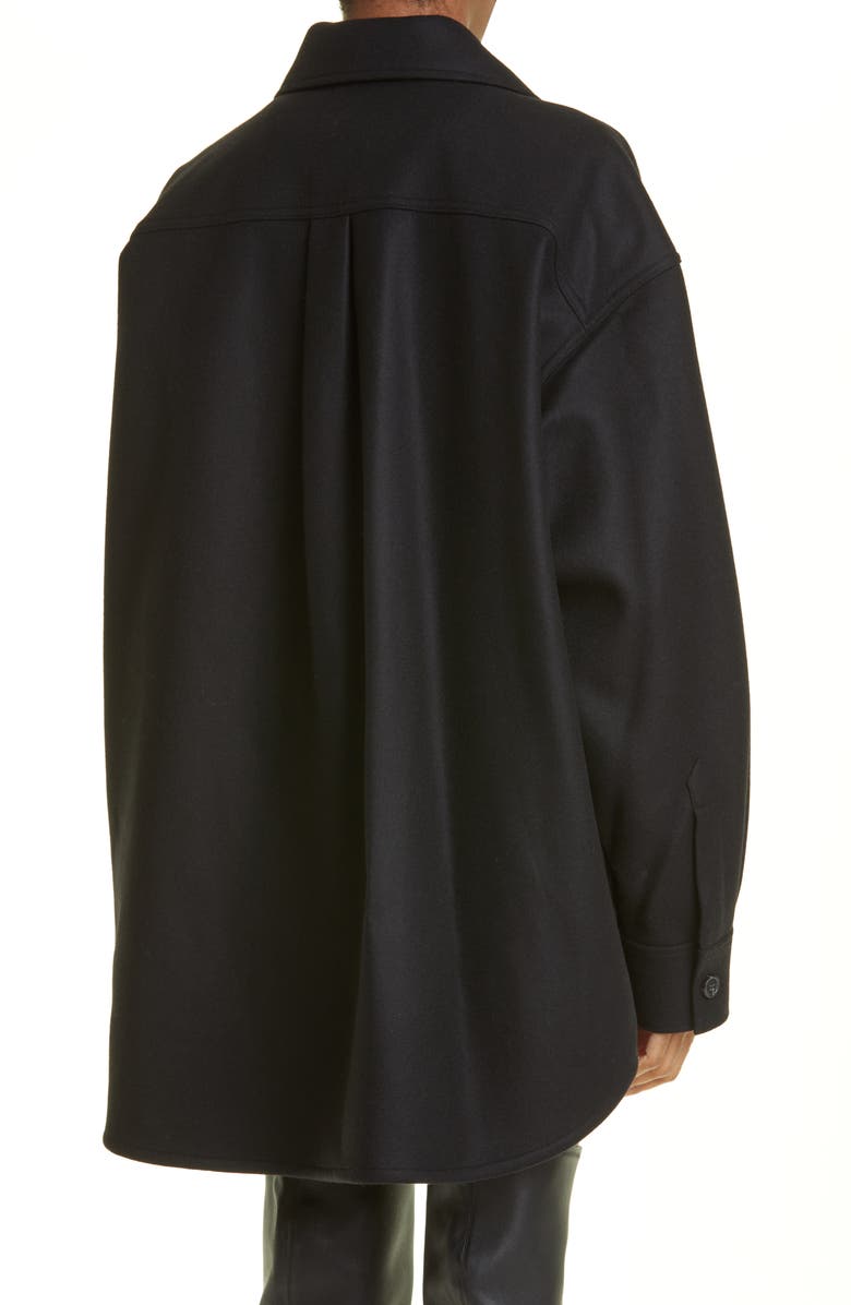 Alexander Wang Gender Inclusive Oversize Wool Blend Shirt Jacket, Alternate, color,