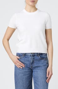 French Connection Crewneck Short Sleeve Sweater