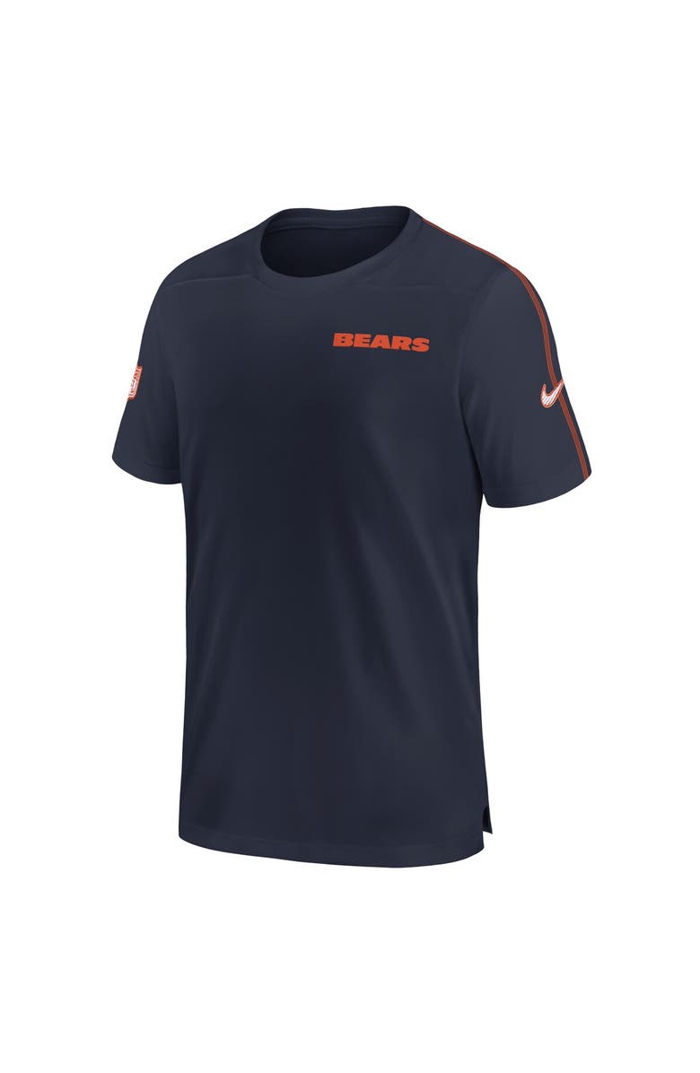 Nike Men's Nike Navy Chicago Bears 2024 Sideline Coach UV Performance T-Shirt, Alternate, color, 
