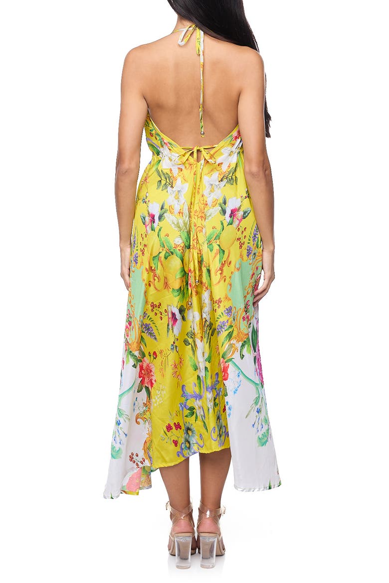 Print Sundress, Alternate, color, YELLOW