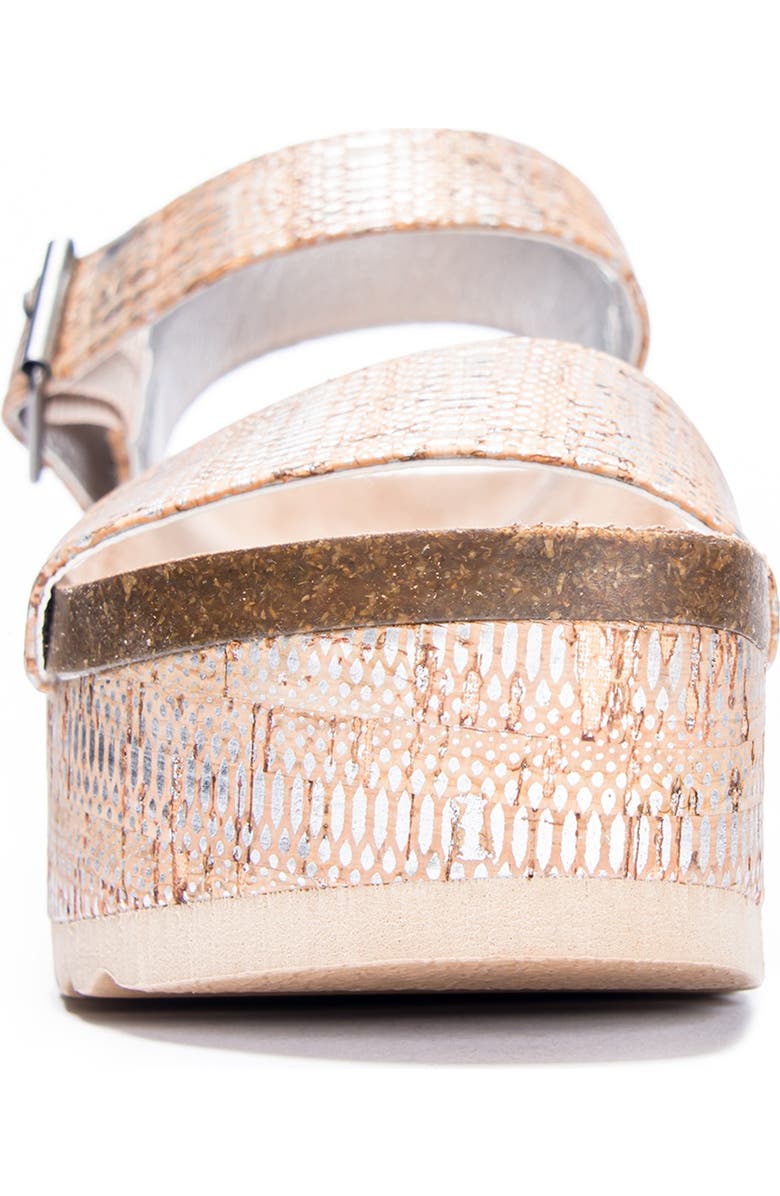 Dirty Laundry Palms Cork Platform Sandal, Alternate, color,