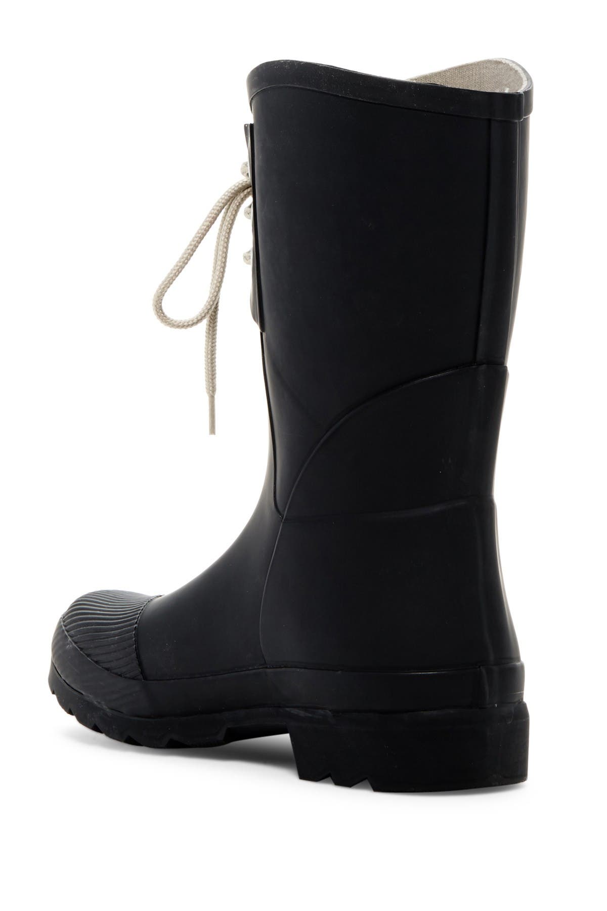 Nomad Kelly B Lace-Up Waterproof Rain Boot, Alternate, color, Black