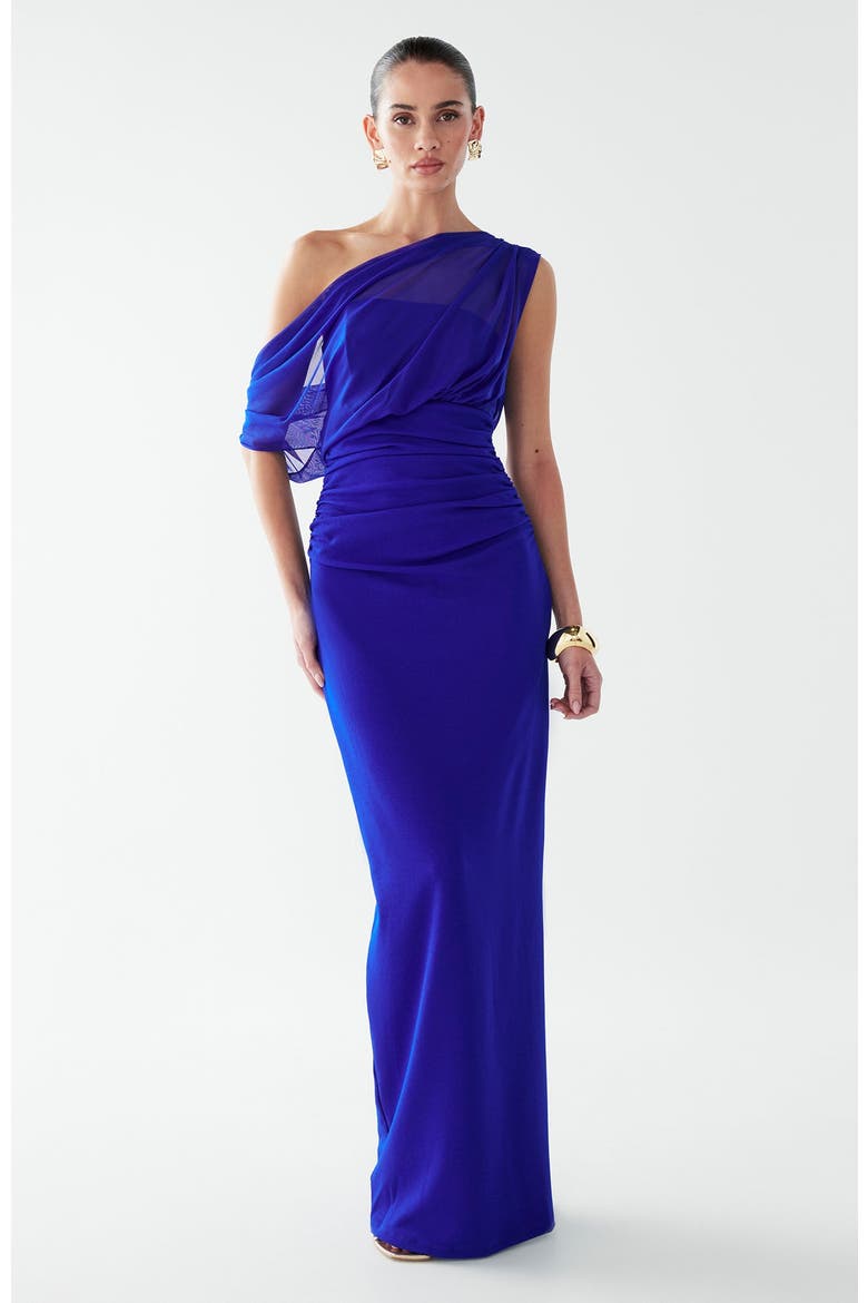 Frea Maxi Dress, Alternate, color, Cobalt Blue