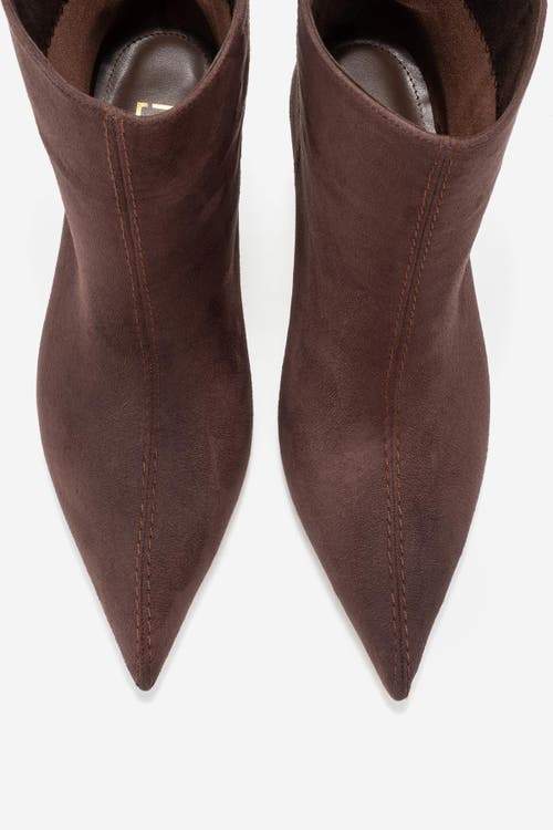 Prologue Shoes Brivelle Pointed Toe Boot In Brown