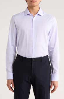 Perry Ellis Slim Fit Textured Dress Shirt