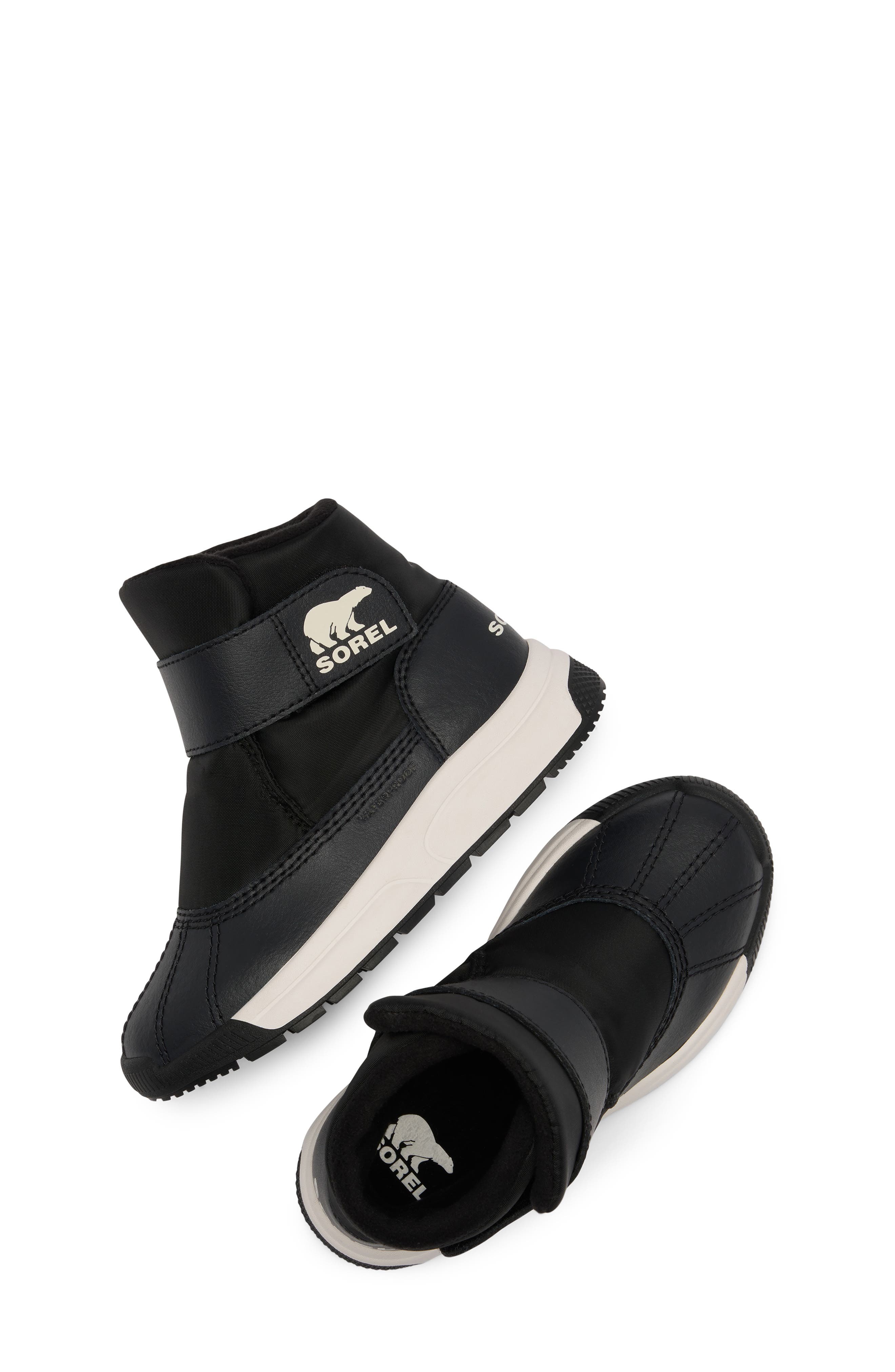 Kids' Whitney III Insulated Waterproof Snow Boot, Alternate, color, BLACK/ BLACK
