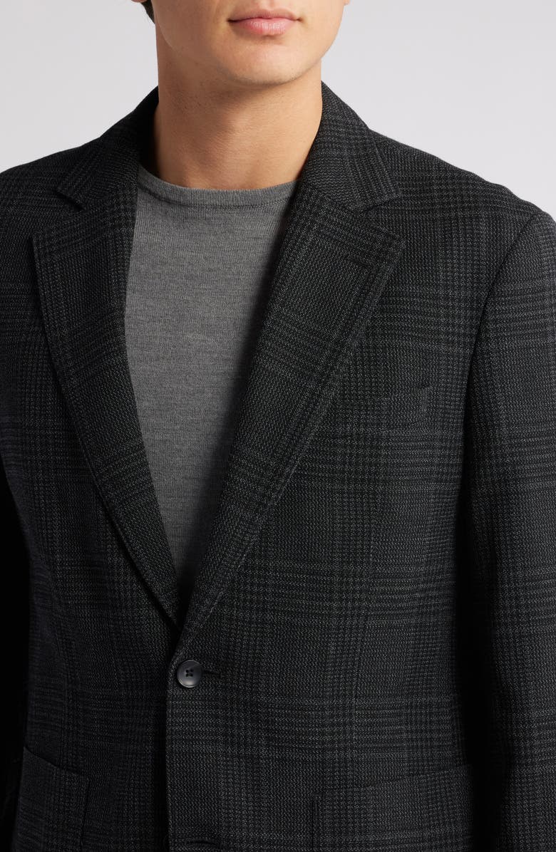 Nordstrom Martelli Plaid Knit Wool Sport Coat, Alternate, color, 