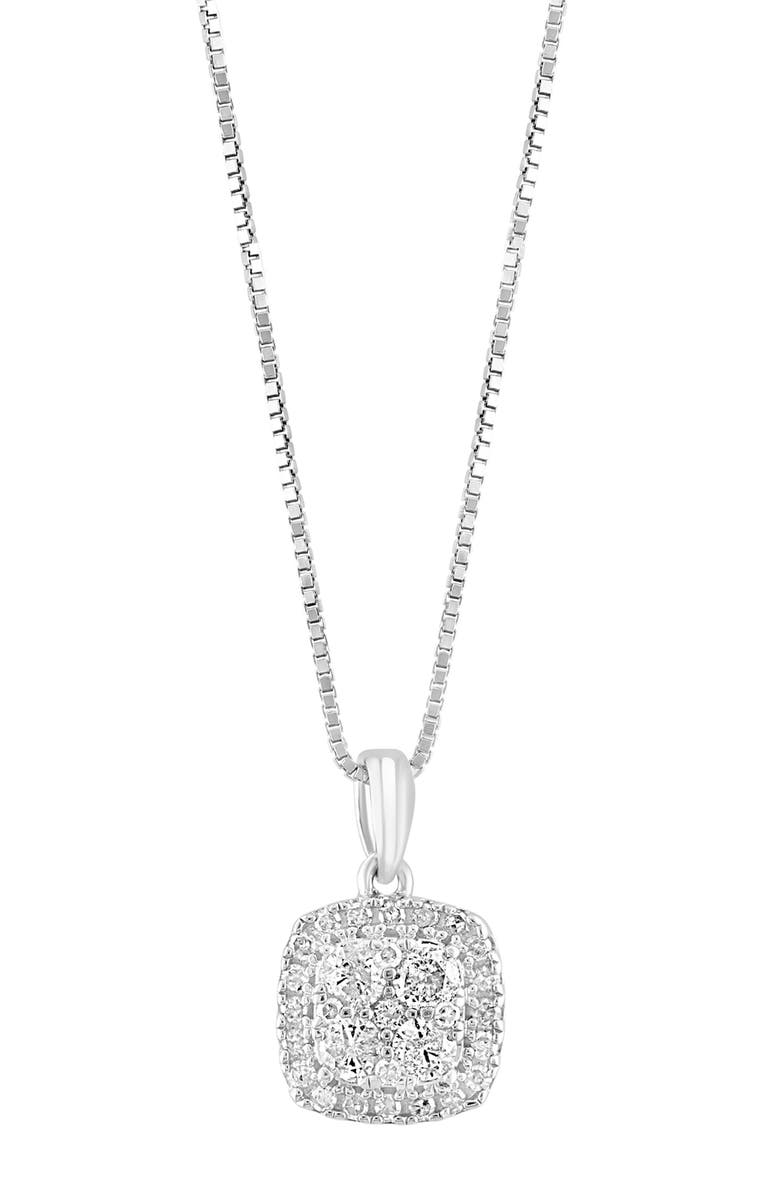 EFFY Diamond Pendant Necklace, Alternate, color, Silver
